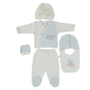 For My Baby Vintage 5`Li Hastane Çıkışı Mavi 3-6 Ay 30150800