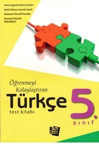 5.Sınıf Türkçe Test Kitabı Batı Akademi Yayınları (ISBN: 9786054542673)