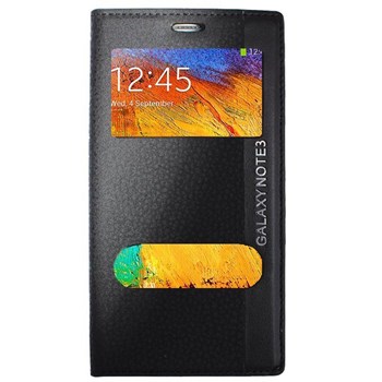 Magnum Galaxy Note 3 Magnum Pencereli Kılıf Siyah MGSEGNPQUW8