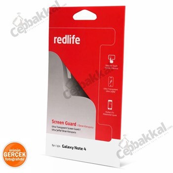 Redlife Ultra Şeffaf Ekran Koruyucu Samsung Galaxy Note 4