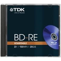 TDK BD-RE Rewritable 25 GB 2x Blu Ray Disk