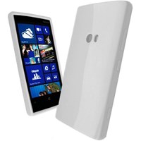 Microsonic Glossy Soft Kılıf Nokia Lumia 920 Beyaz