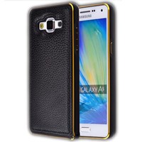 Microsonic Derili Metal Delüx Samsung Galaxy A5 Kılıf Siyah