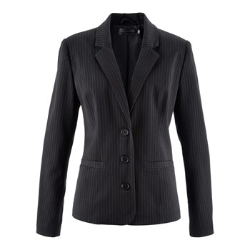 Bpc Selection İnce Çizgili Blazer Ceket - Siyah 32033339