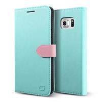 LIFIC Samsung Galaxy Note 5 Saffiano Diary Series Kılıf - Renk : Mint