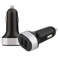 Totu Design Dual Port USB Araç Çakmaklık Hızlı Şarj Cihaz Adaptörü 2100mA Siyah