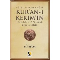 Nüzul Sırasına Göre Kur'an-ı Kerim'in Türkçe Anlamı (ISBN: 9786059853590)