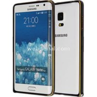 Samsung Galaxy Note Edge Thin Metal Çerçeve Kılıf Siyah