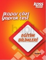 Kısayol KPSS 2015 Kopar Çöz Eğitim Bilimleri Yaprak Test (ISBN: 9786055041564)