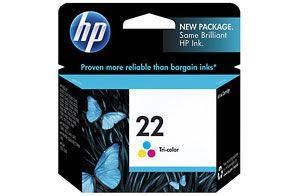 Hp 22 Colour 3920-3940-1410-Dj1360-F4180-4355