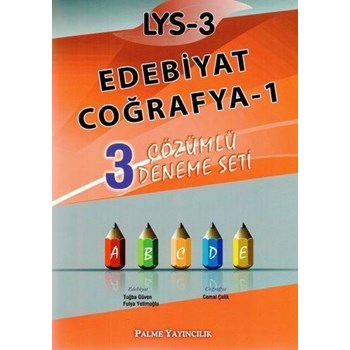 Palme LYS 3 Edebiyat Coğrafya 3 Çözümlü Deneme Seti (ISBN: 9786053553625)