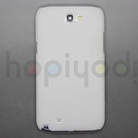 Samsung Galaxy Note 2 N7100 Kılıf Beyaz Kapak Rubber Moshi