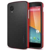 Nexus 5 Kırmızı Renk Detaylı Telefon Kılıfı