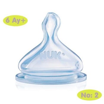 Nuk First Choice Anti Kolik Kauçuk Biberon Emziği Orta Delik 0-6 Ay