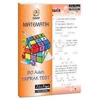 3. Sınıf Matematik Yaprak Test Zeka Küpü Yayınları (ISBN: 9786054313969)