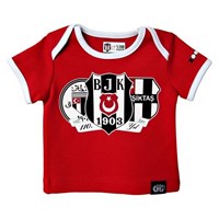 Beşiktaş Lisanslı T-Shirt Kırmızı Amblem - 21901958