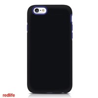 Redlife Iphone 6 Çift Korumalı Pc+sılıkon Arka Kapak Siyah