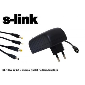 S-link SL-130A 5V 2A 5 Uçlu Universal Tablet PC Adaptörü
