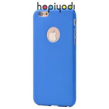 Apple iPhone 6 Kılıf Yazılı Polo Silikon Arka Kapak Mavi