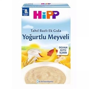 Hipp 8+ Ay 250 gr Organik Tahıl Bazlı Yoğurtlu Meyveli Ek Gıda