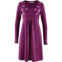 Bpc Bonprix Collection Straz Detaylı Penye Elbise, Uzun Kollu - Lila 31621728