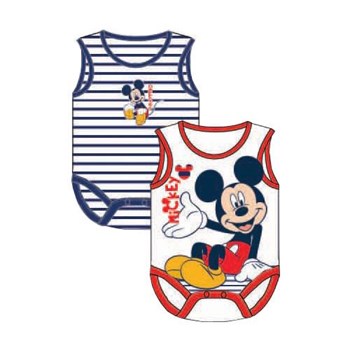 Mickey Mouse Mc4209 Erkek 2li Body Beyaz 18-24 Ay (86-92 Cm) 21241716