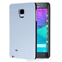 Microsonic Samsung Galaxy Note Edge Kılıf Hybrid Metal Gümüş