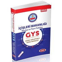 2015 GYS İçişleri Bakanlığı Merkez ve Taşra Teşkilatı Konu Anlatımlı Soru Bankası Data Yayınları (ISBN: 9786055001773)