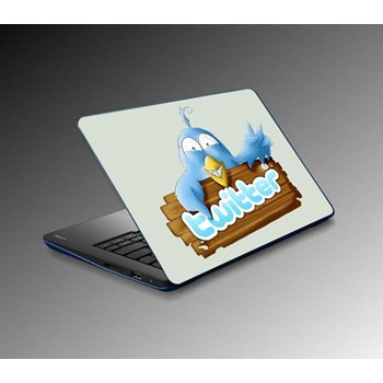 Jasmin Twitter Logo Laptop Sticker 25240101