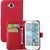 Cüzdanlı Deri Alcatel One Touch Pop C7 Kılıf Kırmızı