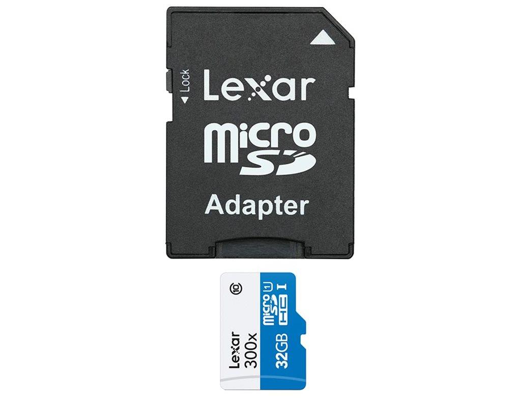 Карта памяти Lexar MICROSDHC class 10 8gb + SD Adapter