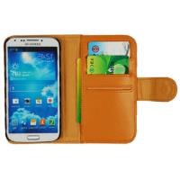 DSS409 Samsung Galaxy S4 Leather Case Kahverengi