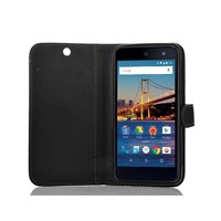 Microsonic General Mobile Android One 4G Cüzdanlı Deri Kılıf Siyah