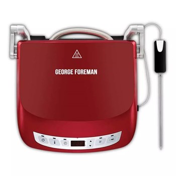 George Foreman 24001-56 Family Evolve 1440 W 5 Adet Pişirme Kapasitesi Metal Çıkarılabilir Plaka Tost Makinesi Kırmızı