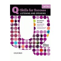 Oxford Yayınları Q Skills for Success Listening and Speaking Intro Student Book with Online Practice (ISBN: 9780194756464)