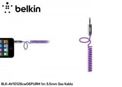 Belkin BLK-AV10126cw06PURM 1m 3.5mm Ses Kablo