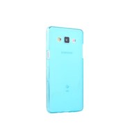 Microsonic Transparent Soft Samsung Galaxy A7 kılıf Mavi