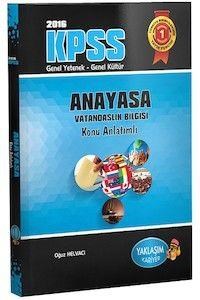 KPSS Anayasa Vatandaşlık Bilgisi Konu Anlatımlı Yaklaşım Yayınları 2016 (ISBN: 9786059871136)