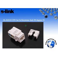 S-LINK SL-KS10 CAT6 UTP KEYSTONE JACK3U 90 DERECE