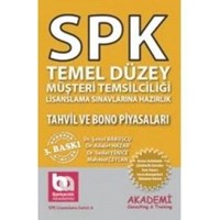 Akademi, SPK Temel Düzey, Müşteri Temsilciliği, Tahvil Ve Bono Piyasaları, Şenol Babuşcu, Adalet Hazar, Sedat Yenice, Mahmut Ceylan (ISBN: 97897591380