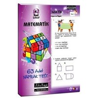4. Sınıf Matematik Yaprak Test Zeka Küpü Yayınları (ISBN: 9786054313969)