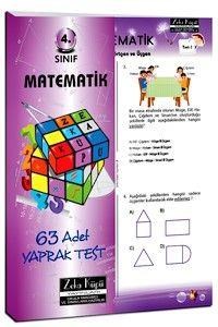 4. Sınıf Matematik Yaprak Test Zeka Küpü Yayınları (ISBN: 9786054313969)