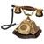 Anna Bell Piramit Pirinç Eskitme Klasik Telefon