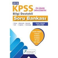 KPSS Lise Ön Lisans Genel Yetenek Genel Kültür Bilgi Destekli Soru Bankası X Yayınları 2016 (ISBN: 9786059083843)