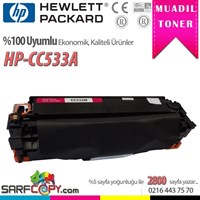 HP CC533A Kırmızı Muadil Toner