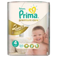 Prima Bebek Bezi Premium Care 4 Beden Maxi Tekli Paket 24 Adet