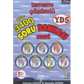 Pelikan YDS Tamamı Çözümlü Toplam 3400 Soru Bankası Seti - 2014 (ISBN: 3990000024653)