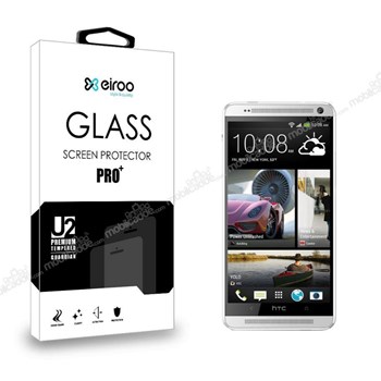 Eiroo HTC One Max Tempered Glass Cam Ekran Koruyucu