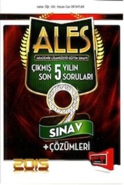 Yargı 2015 ALES Son 5 Yılın Çıkmış 9 Sınav Soruları ve Çözümleri (ISBN: 9786051572154)