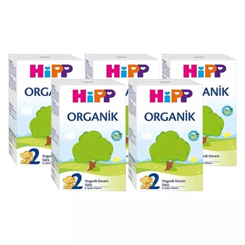 Hipp 2 6+ Ay Organik 5x300 gr Çoklu Paket Bebek Devam Sütü